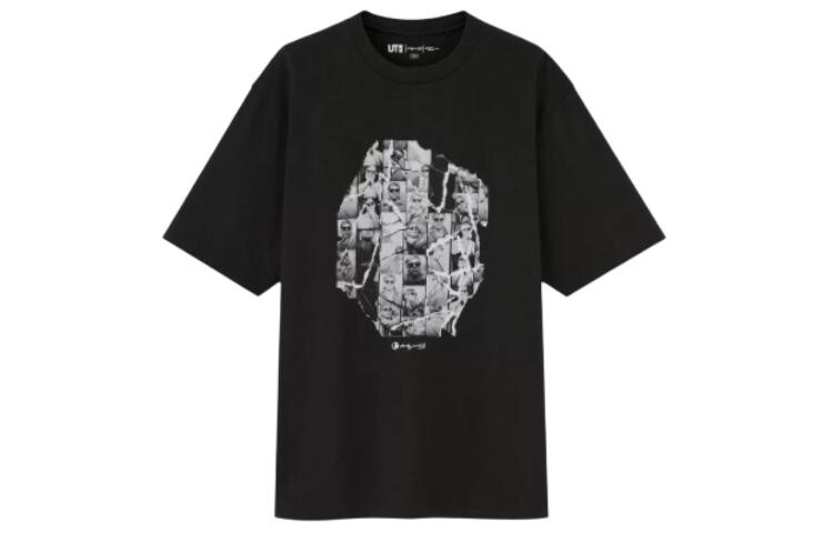 

Футболка унисекс 09 черная Uniqlo, черный
