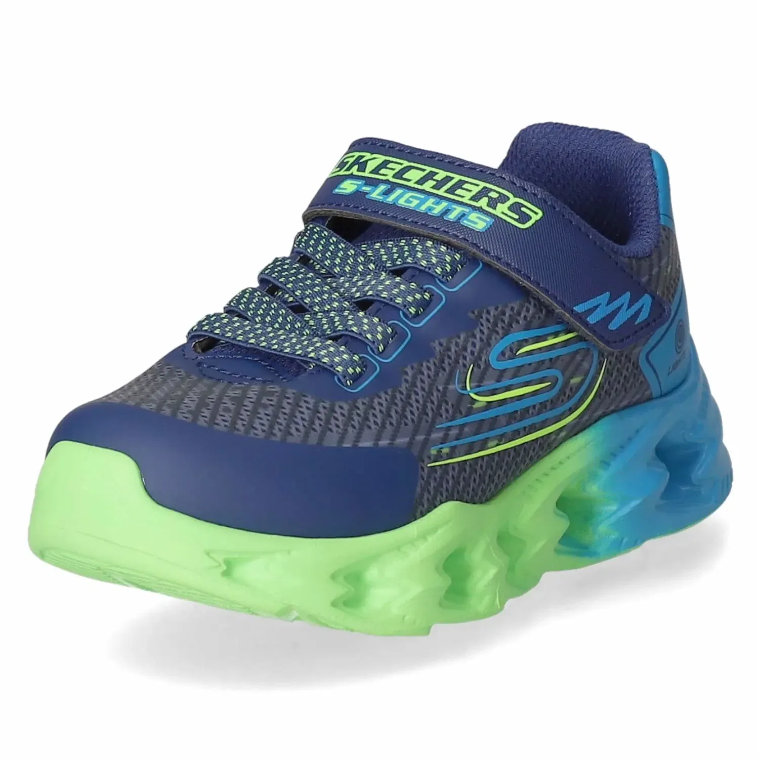 Кроссовки низкие с LED-подсветкой Skechers, синий — фото 2