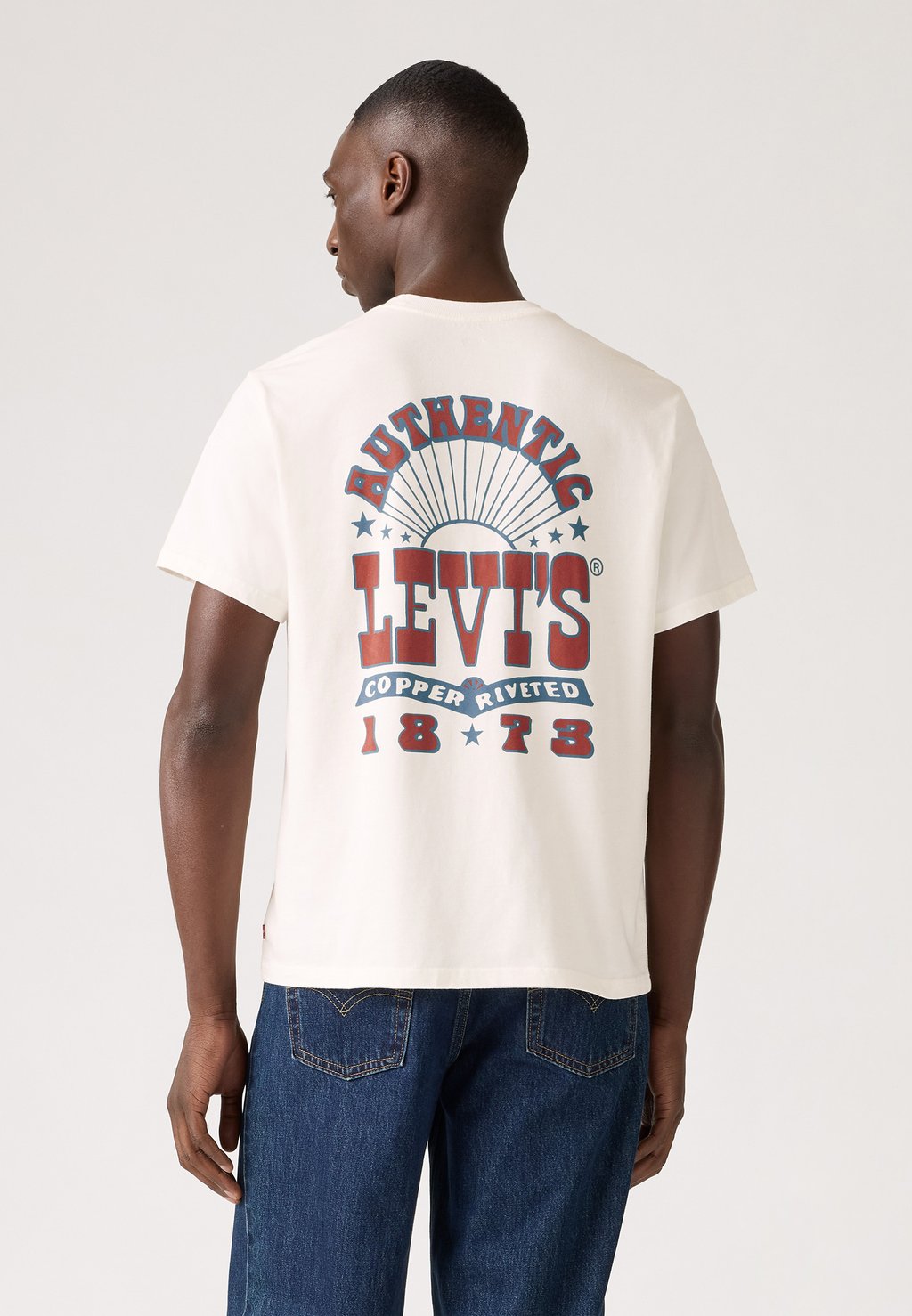 

Футболка с принтом RELAXED FIT TEE Levi's, слоновая кость