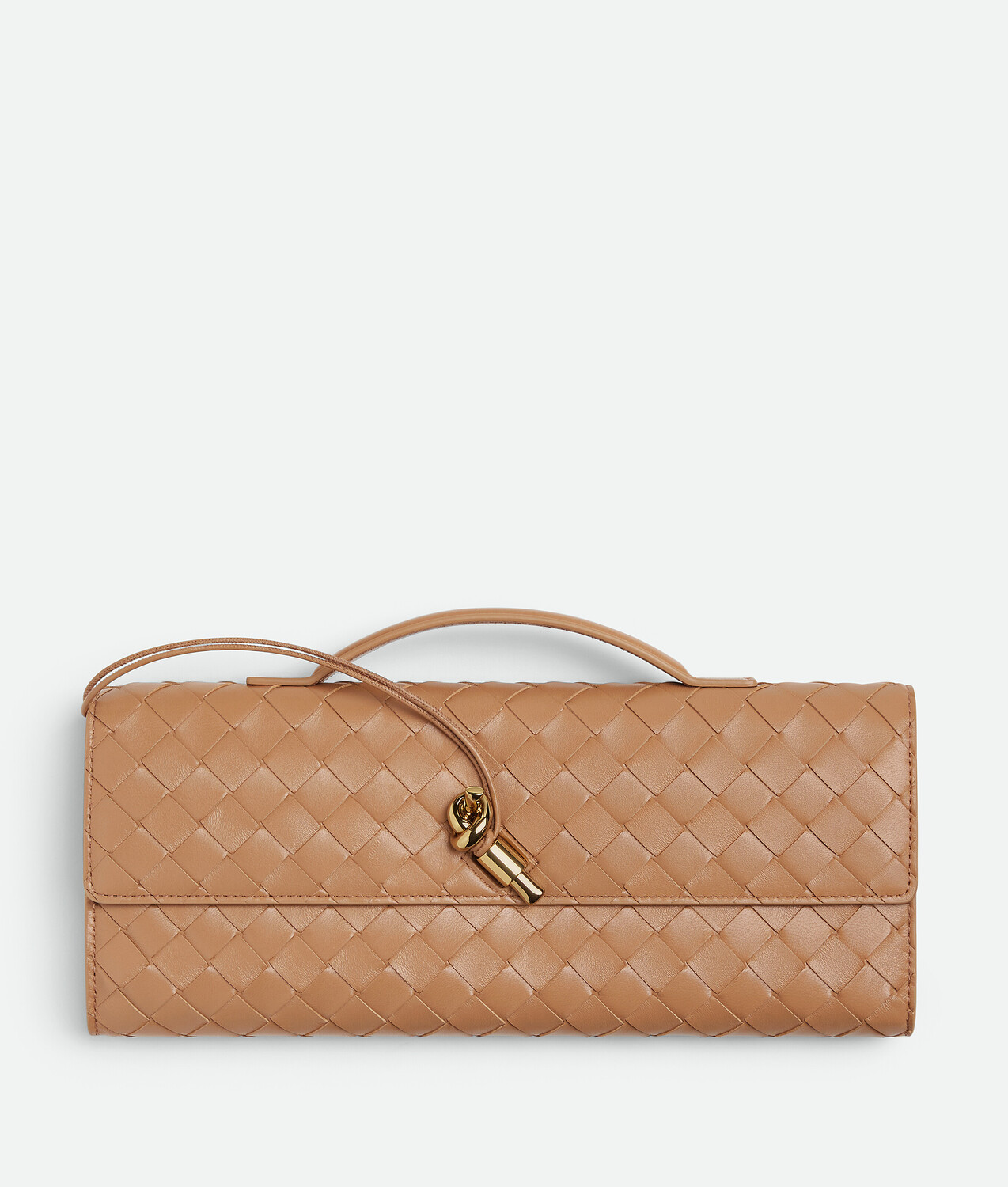 

Andiamo clutch BOTTEGA VENETA, светло-коричневый