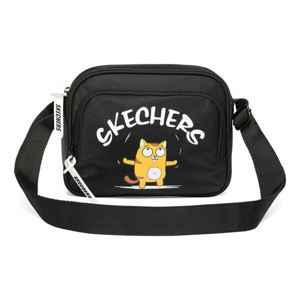 

Сумка logo graphic single shoulder bag 'black white yellow' Skechers, черный