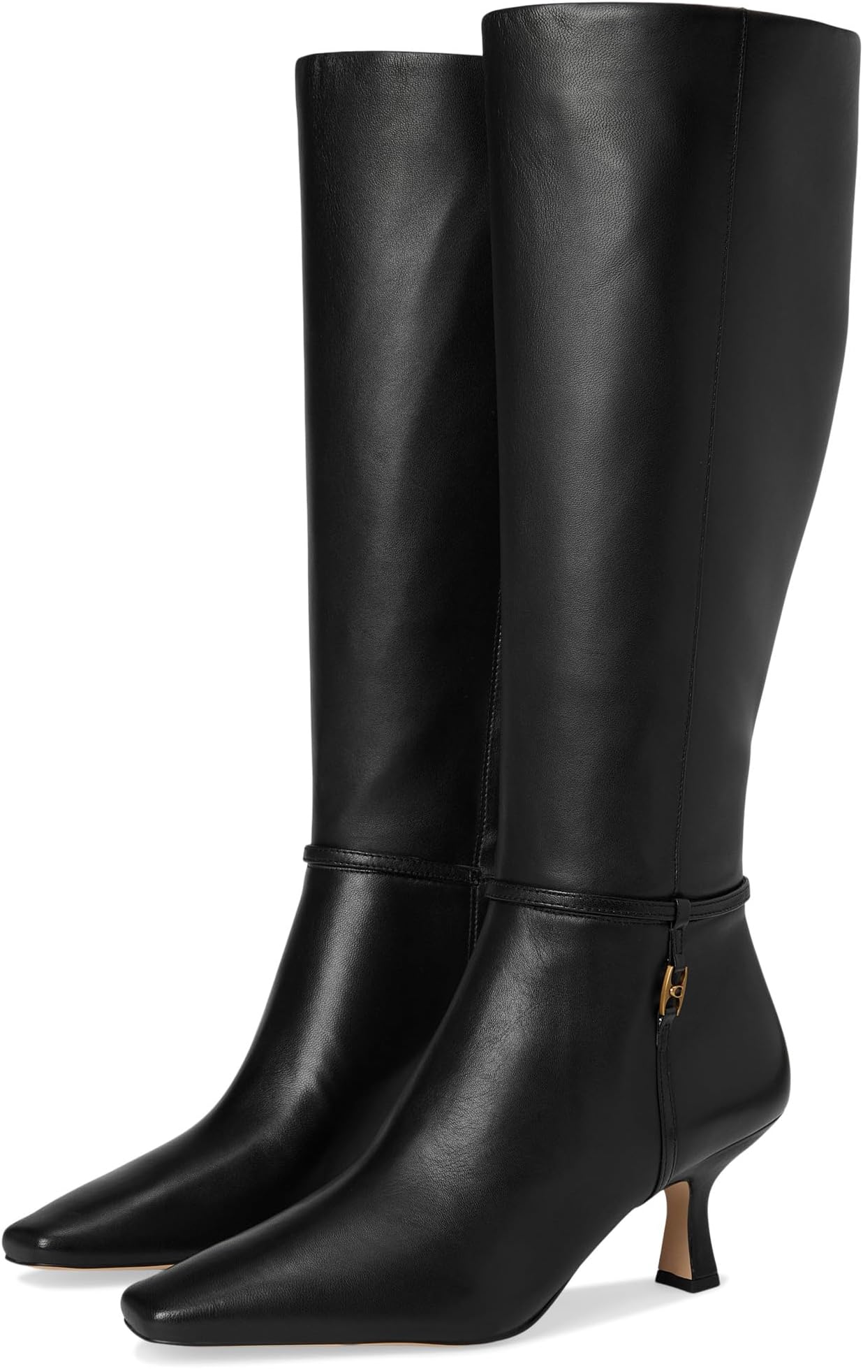 Ботинки COACH Raquel Leather Boots II, Black
