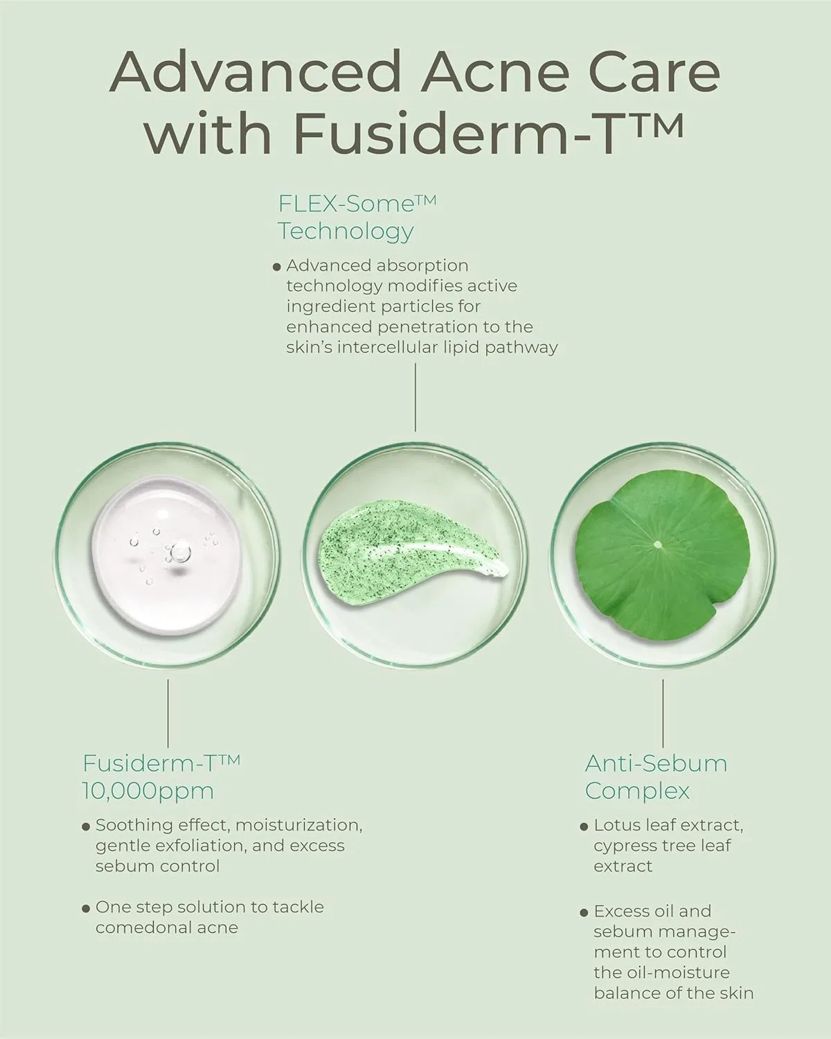 Крем для лица Fusidyne — Дневной балансирующий Dermatrouble Balancing Cream, 50 мл — фото 3