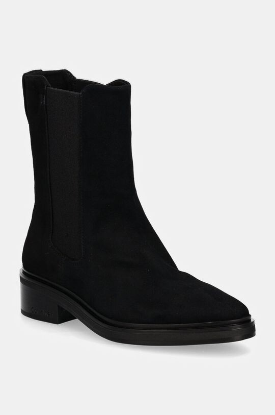 

HEEL CHELSEA BOOT 30 SUE замшевые ботильоны Calvin Klein, черный