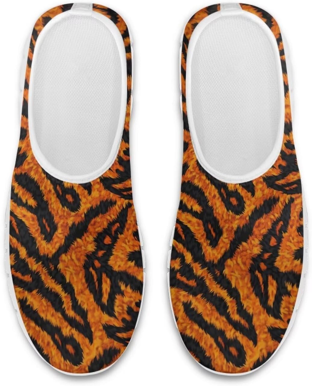 

Ocxbuir Мужские слипоны для ходьбы, повседневные легкие кроссовки, эластичные, противоскользящие, для тренировок и фитнеса, размер 5-14, белая подошва