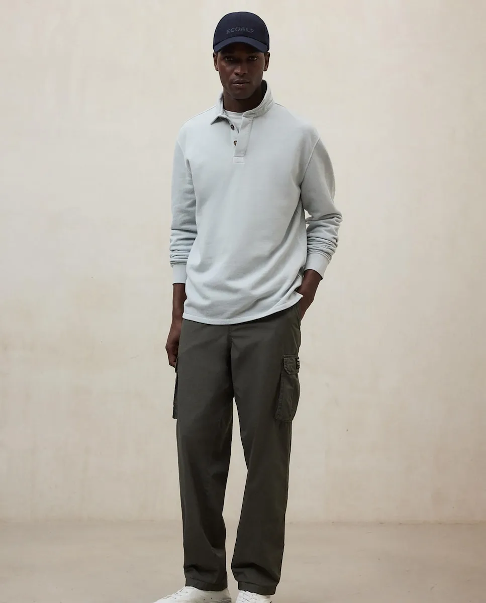 

Мужские штаны карго с пуговицей и молнией Ecoalf, зеленый