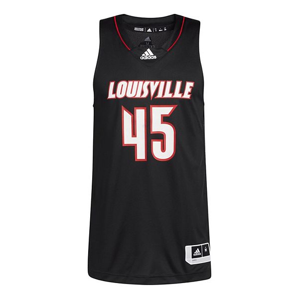 

Мужская баскетбольная майка #45 black louisville cardinals swingman Adidas
