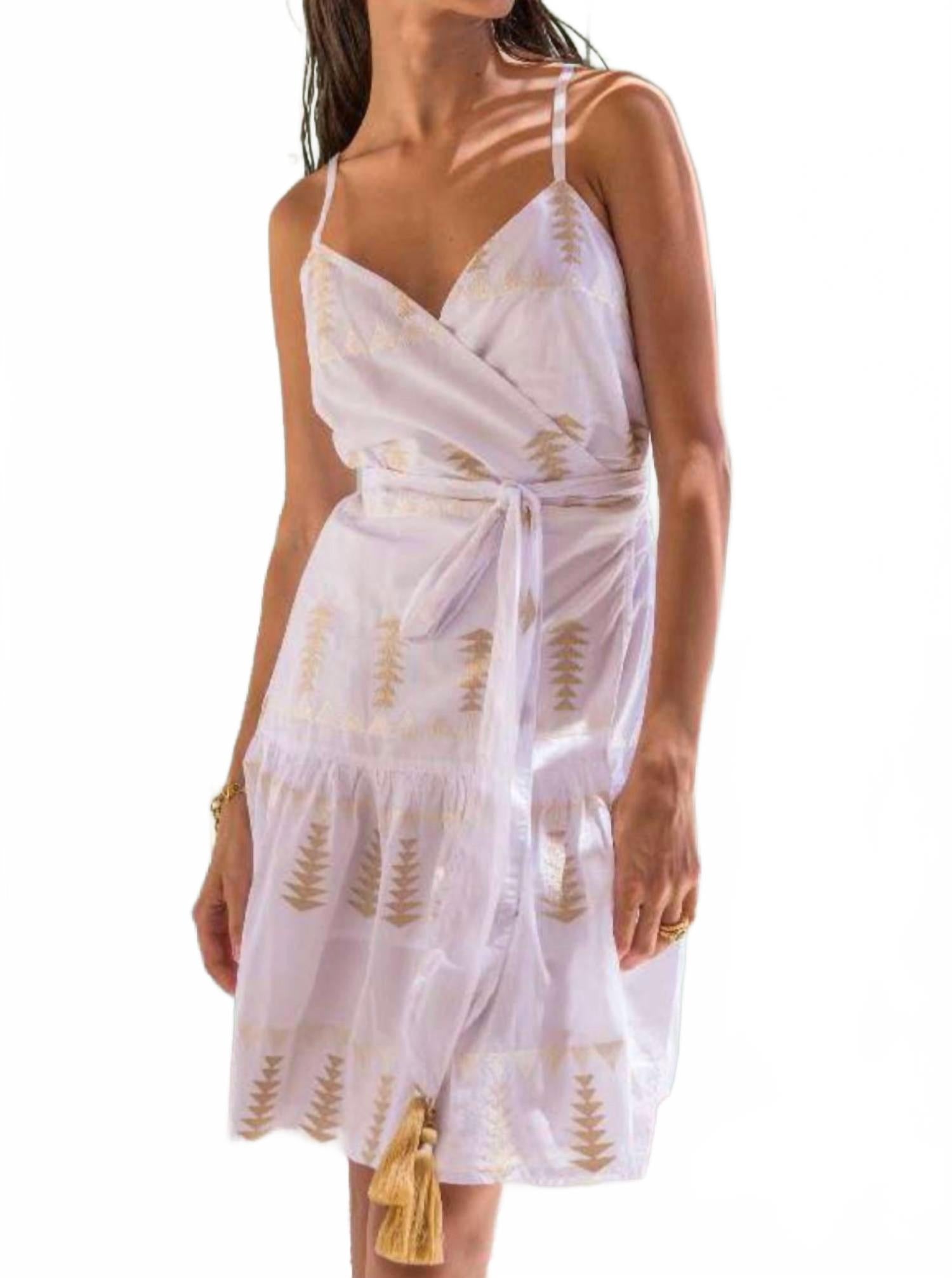 

NEMA Мини-платье Лейлы белого цвета