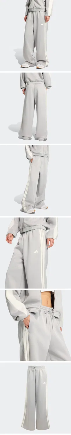 Мужские спортивные брюки Stadium 3-Stripes цвета металлик от Adidas — фото 4