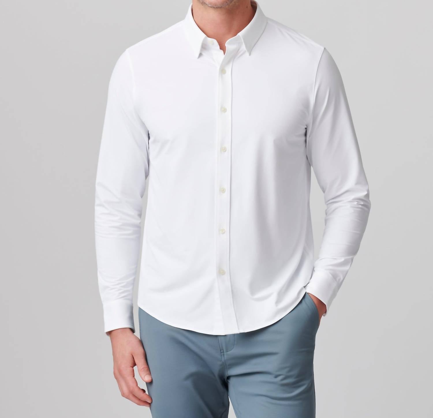 

Рубашка Commuter Classic Fit, белый цвет RHONE