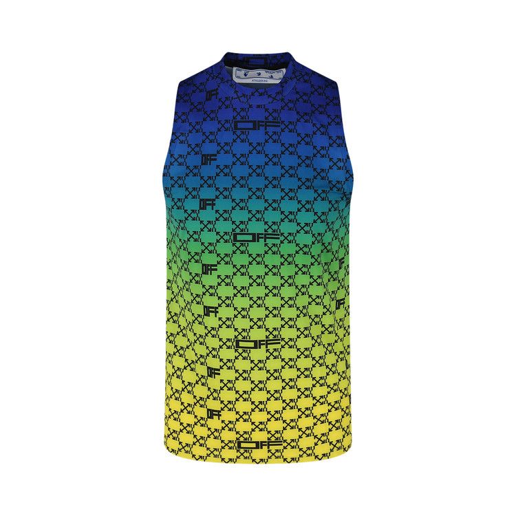 

Топ Off-White Athl Monogram Tank, Multicolor/Black