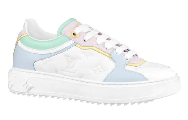 Кроссовки time out sneakers 'white with baby shades' Louis Vuitton, белый — фото 2