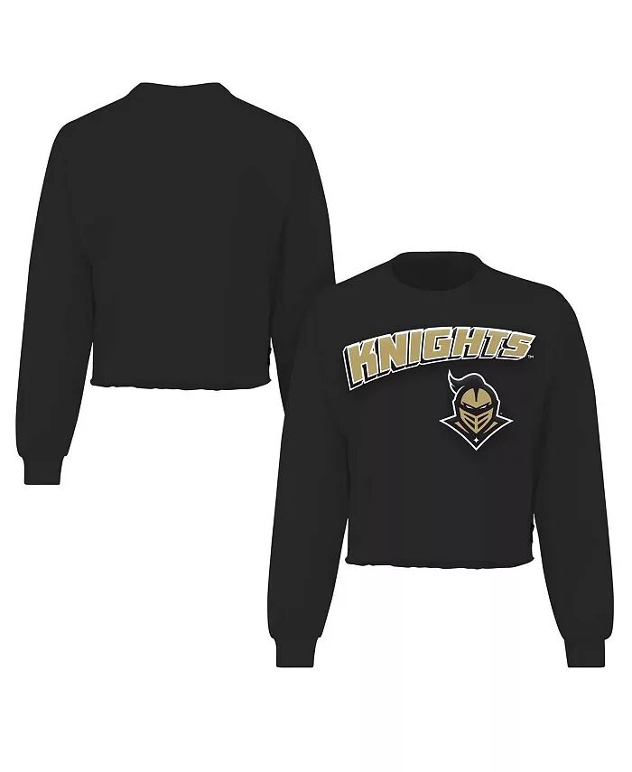 

Женская черная свободная укороченная футболка с длинным рукавом UCF Knights Spirit Jersey