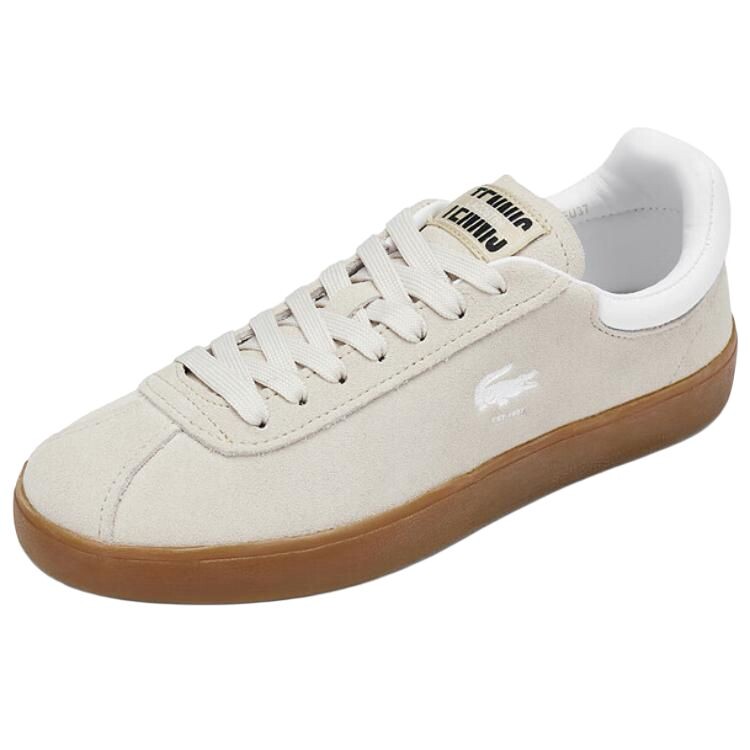 

Кроссовки LACOSTE Skateboarding Shoes Women's Low-top Beige, бежевый