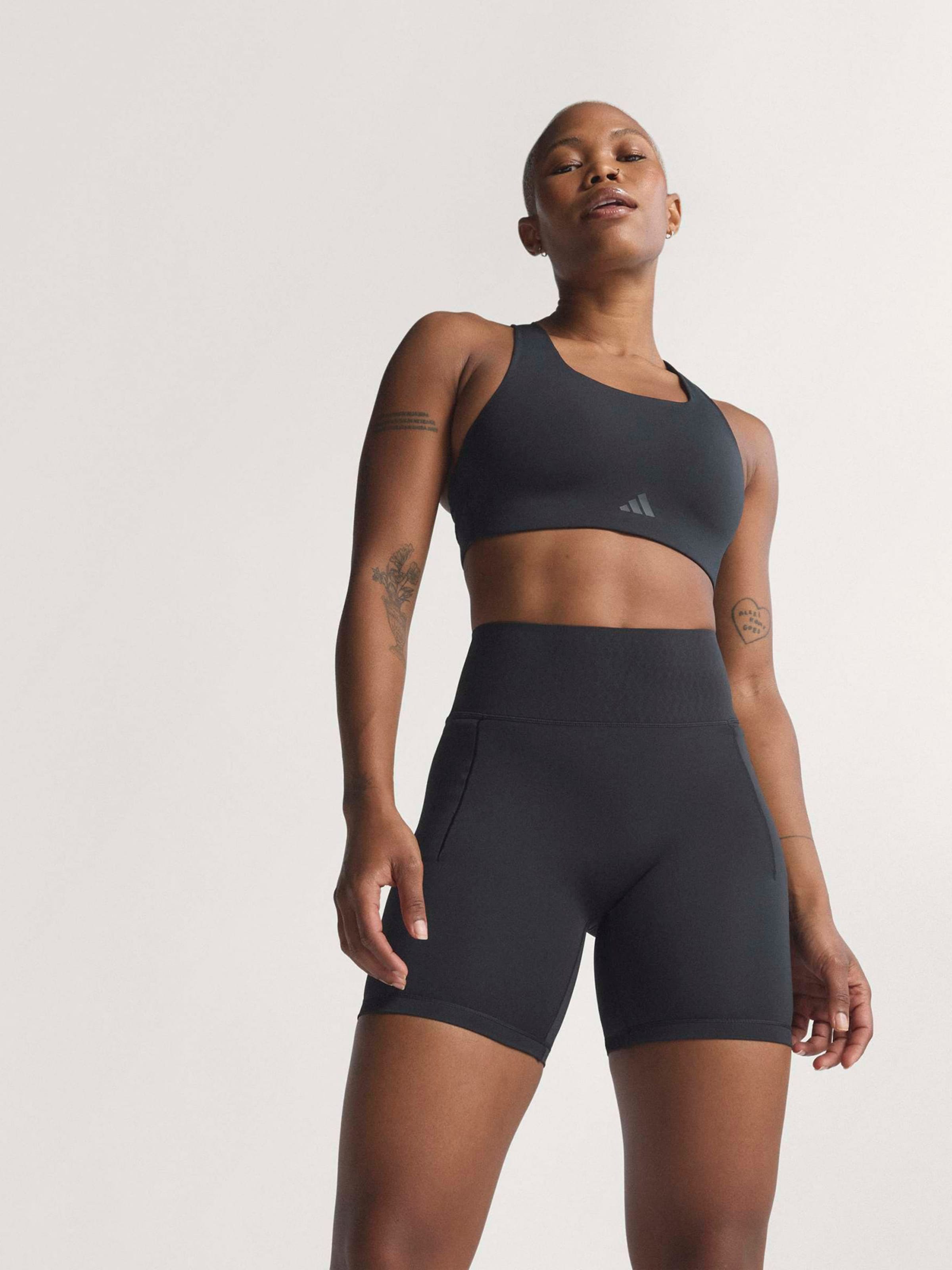 Adidas Performance Узкие спортивные шорты 'OPT PWR' в черном цвете — фото 2