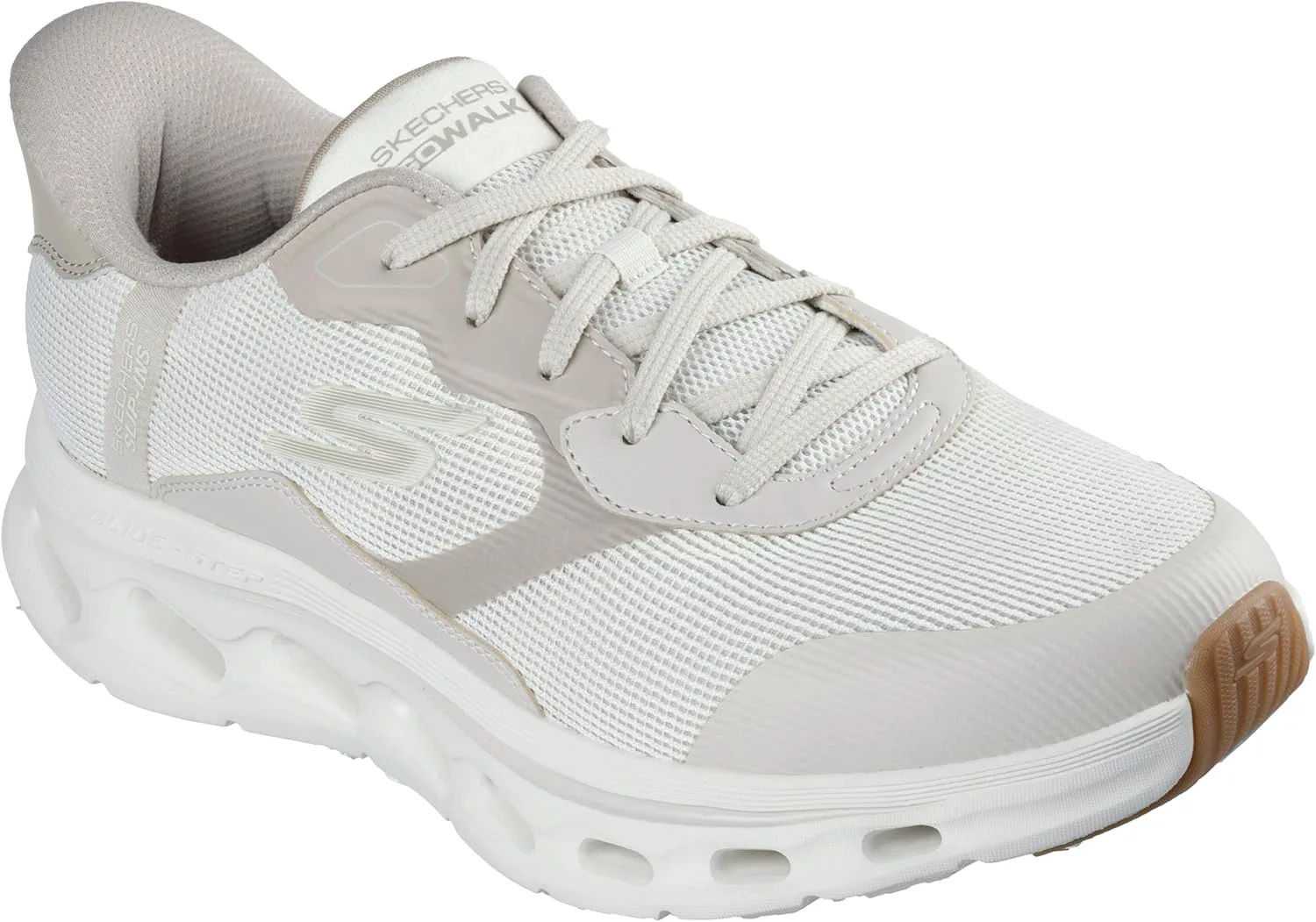 Мужские кроссовки Skechers Hands Free Slip-ins Go Walk Glide-Step 2.0 - Zac, белый