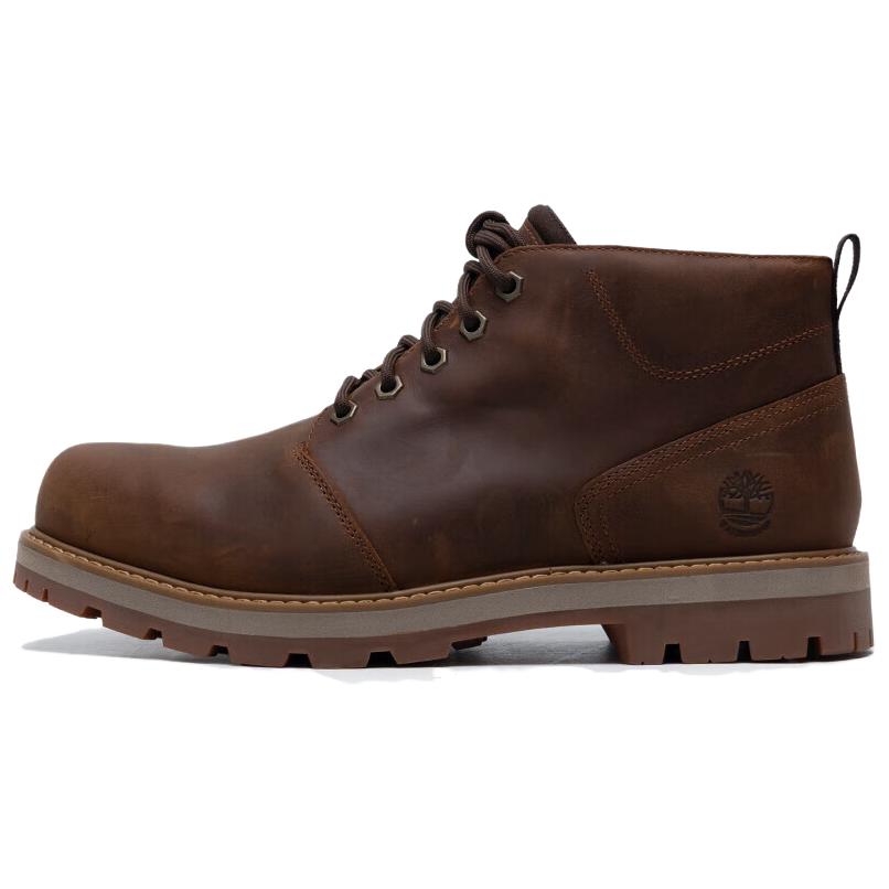 

Timberland Противоскользящие износостойкие треккинговые ботинки средней высоты, мужские, ржаво-красные