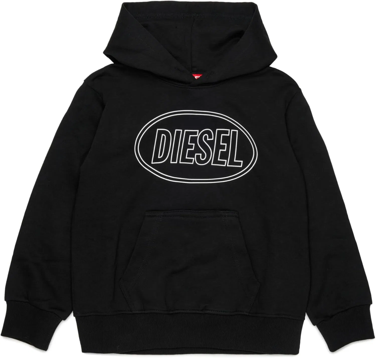 Худи с логотипом Diesel, черный