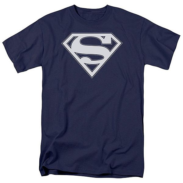 

Футболка с коротким рукавом Superman navy & white shield Licensed Character