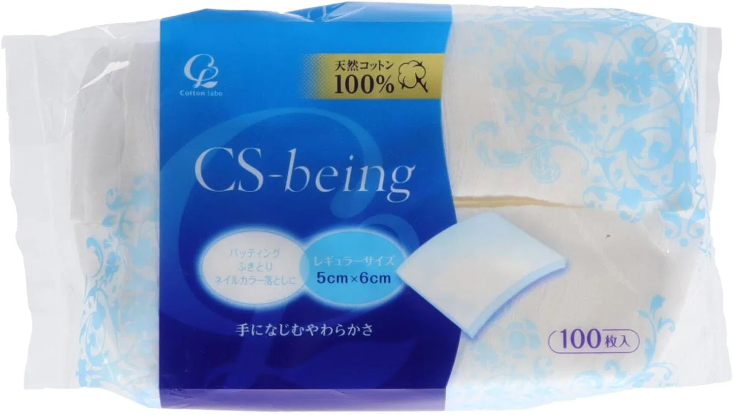 Набор — Ватных дисков Cotton Lab CS Being 100 шт, 7 шт, белый