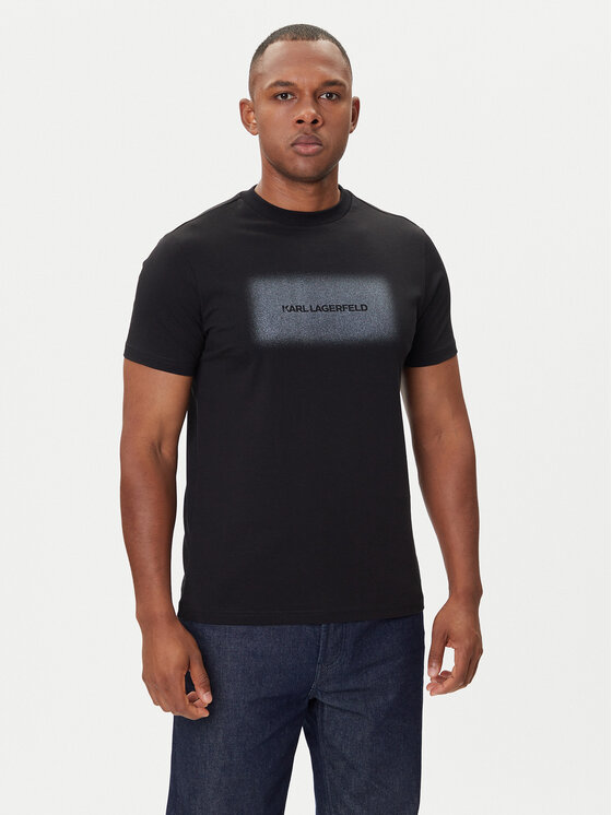 

Футболка regular fit 755072 554255 Karl Lagerfeld, чёрный