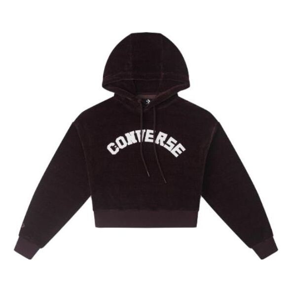 

Толстовка hoodie 'red brown' Converse, коричневый