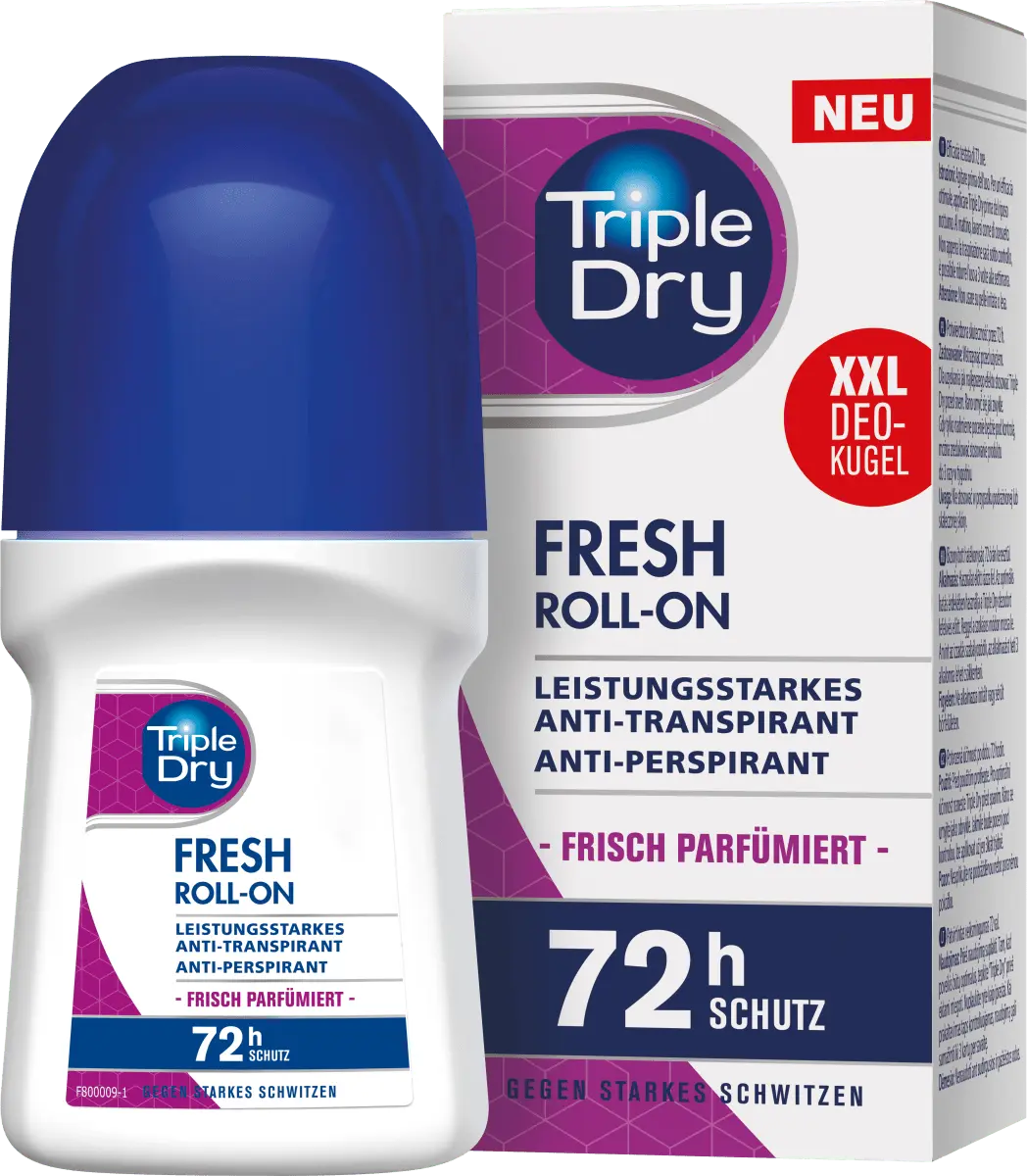 

Антитранспирант Deo Roll-on Fresh 50 мл Triple Dry