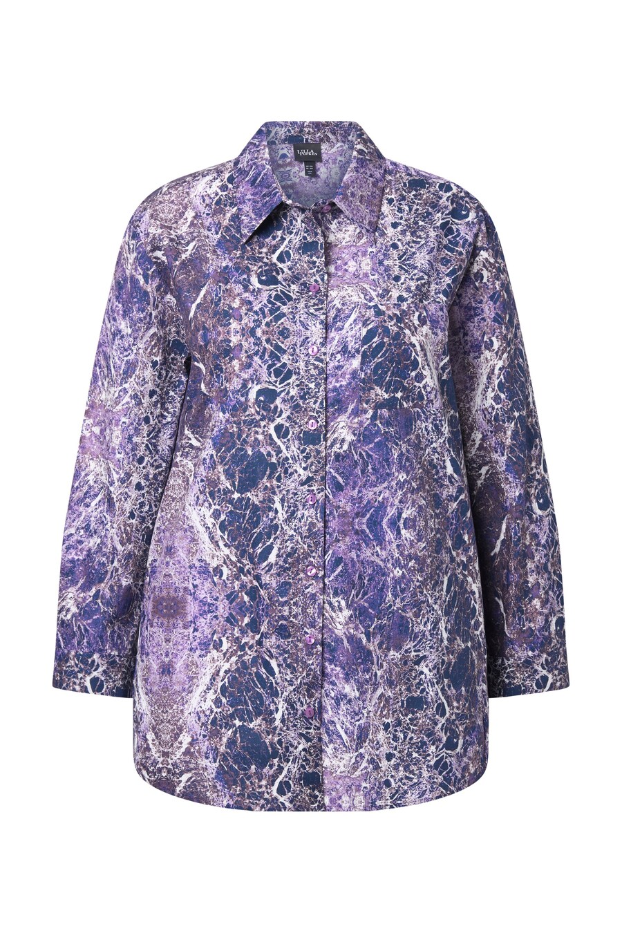 

Блуза Ulla Popken, фиолетовый/лиловый/фиолетовый/светло-фиолетовый