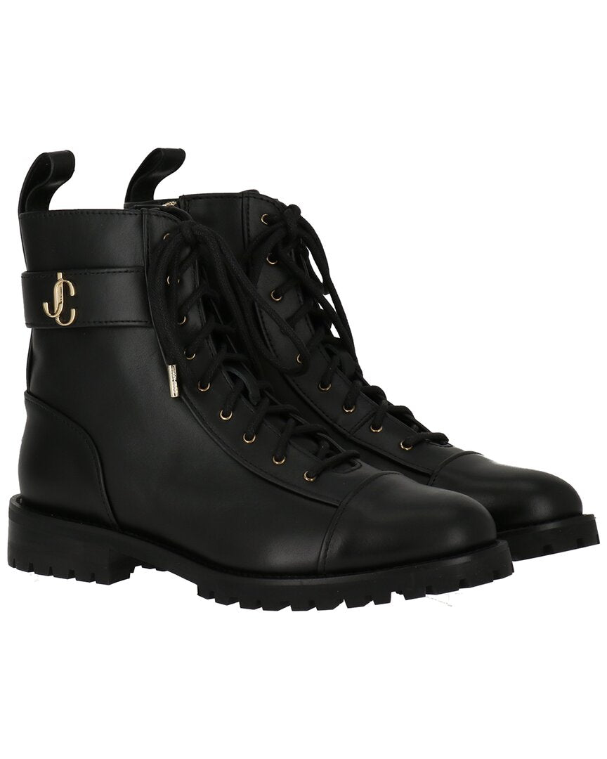 Кожаные ботинки Jimmy Choo Cayo, черный