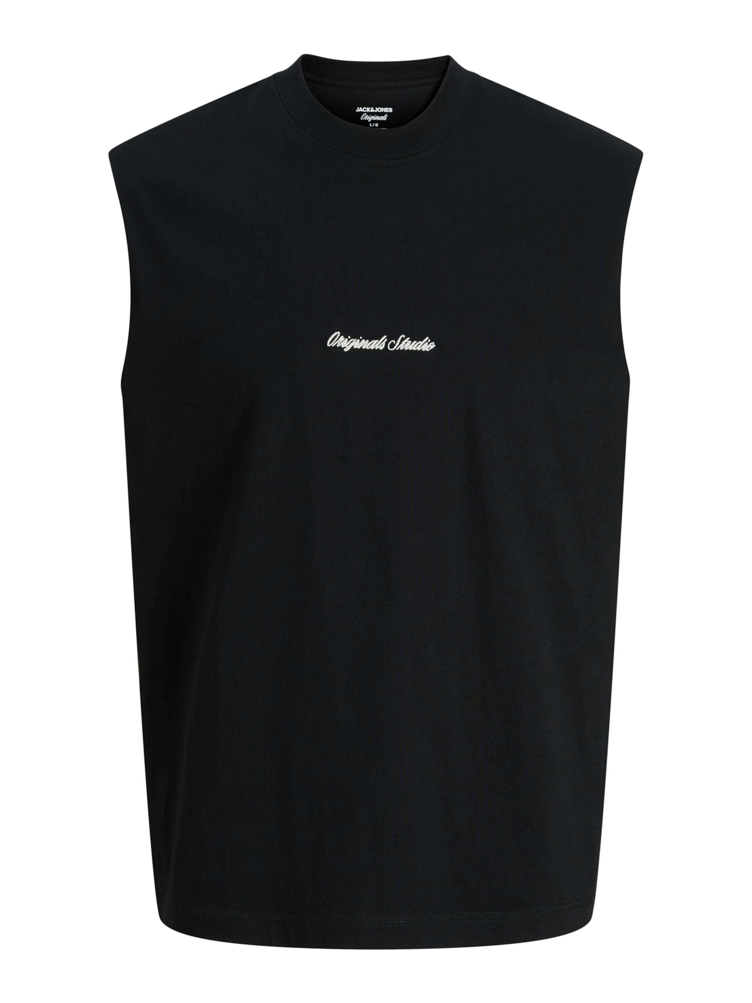 

Jack & Jones Plus Футболка 'JORNORREBRO' в черном цвете