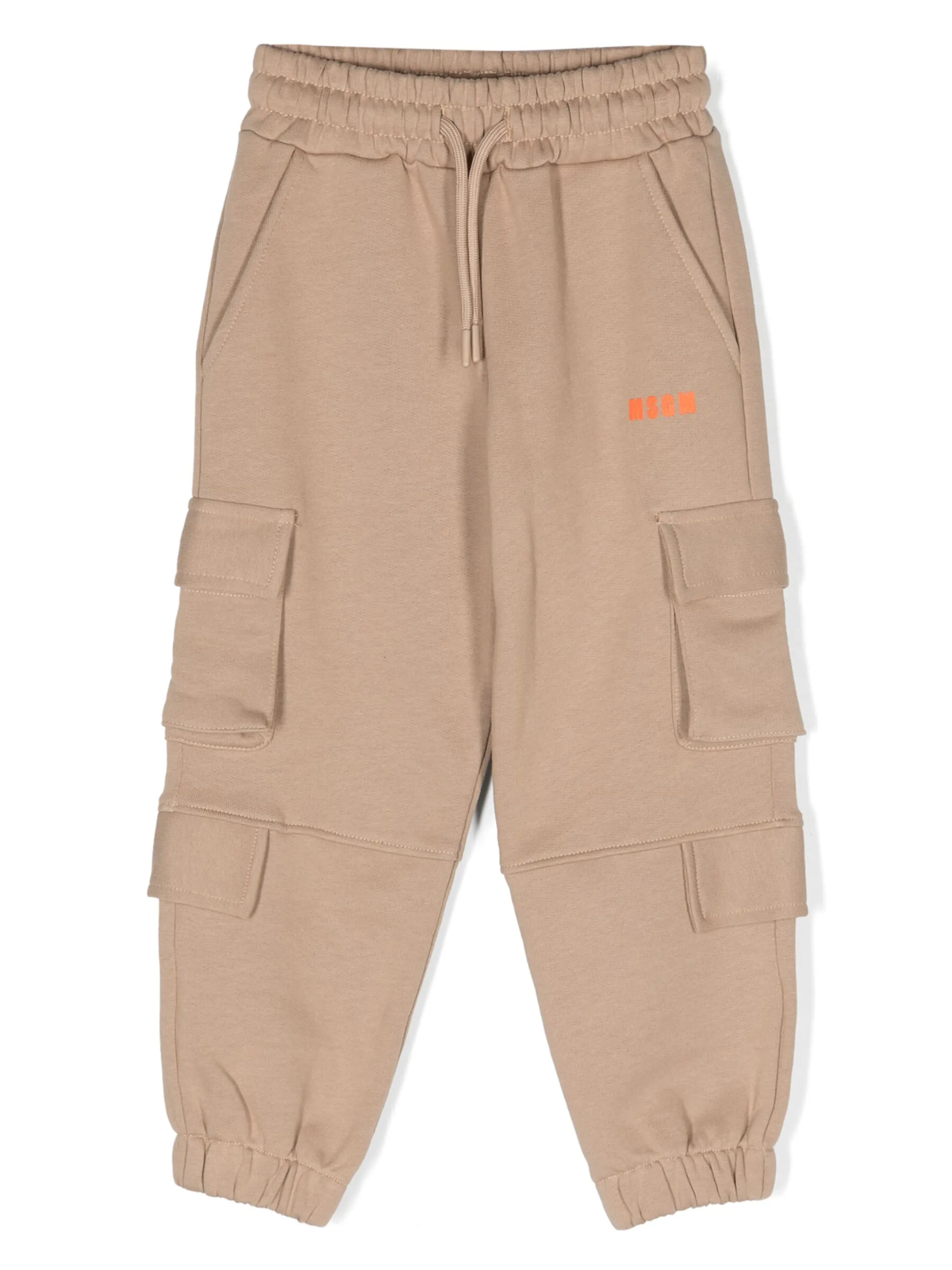 

Спортивные брюки карго Msgm Kids, бежевый