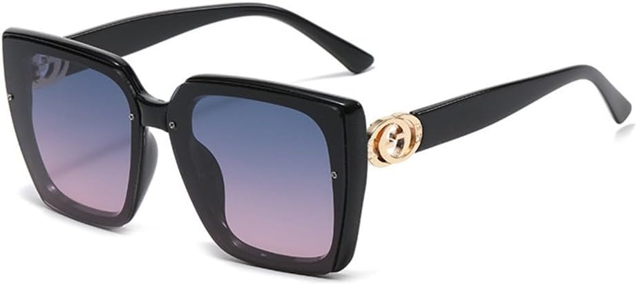 

Винтажные солнцезащитные очки большого размера для женщин и мужчин, классические солнцезащитные очки в крупной оправе, модные солнцезащитные очки класса люкс TYUVIVO, A3