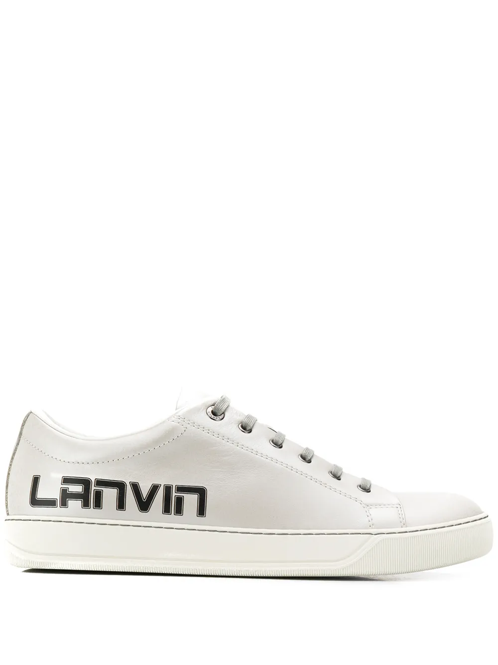 

Кеды с логотипом Lanvin, серебряный