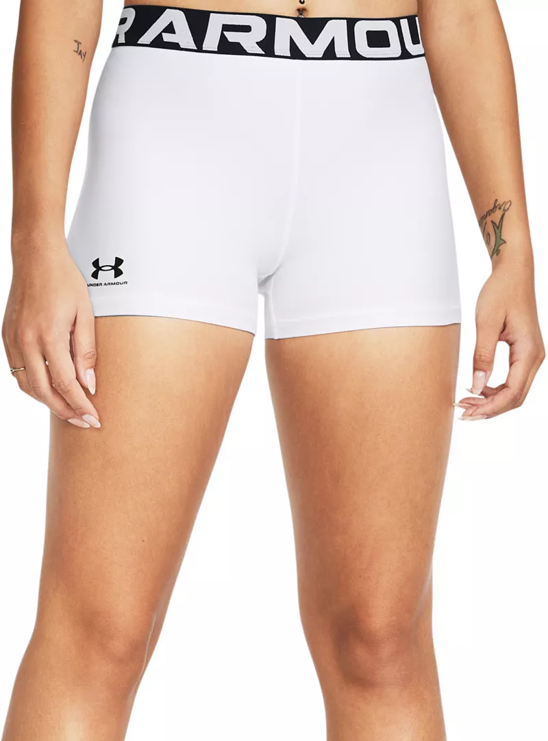 

Женские укороченные шорты Under Armour HeatGear 3 дюйма, белый