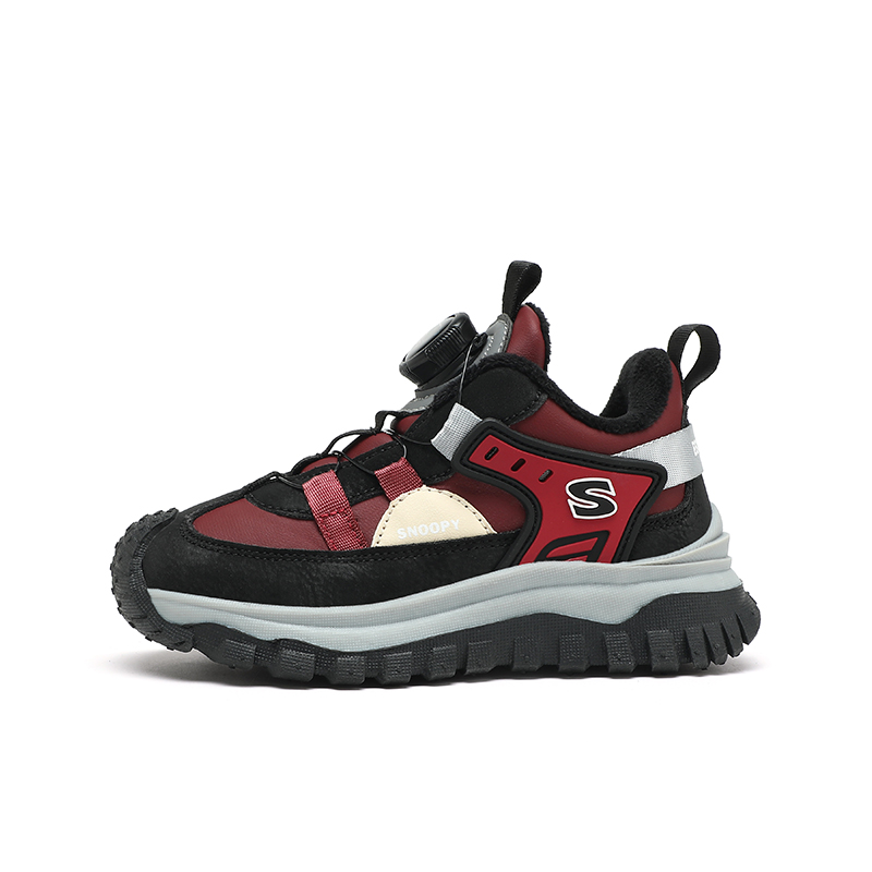 

Термоустойчивые противоскользящие детские лоу-топы Kids Lifestyle Shoes SNOOPY, красный/черный