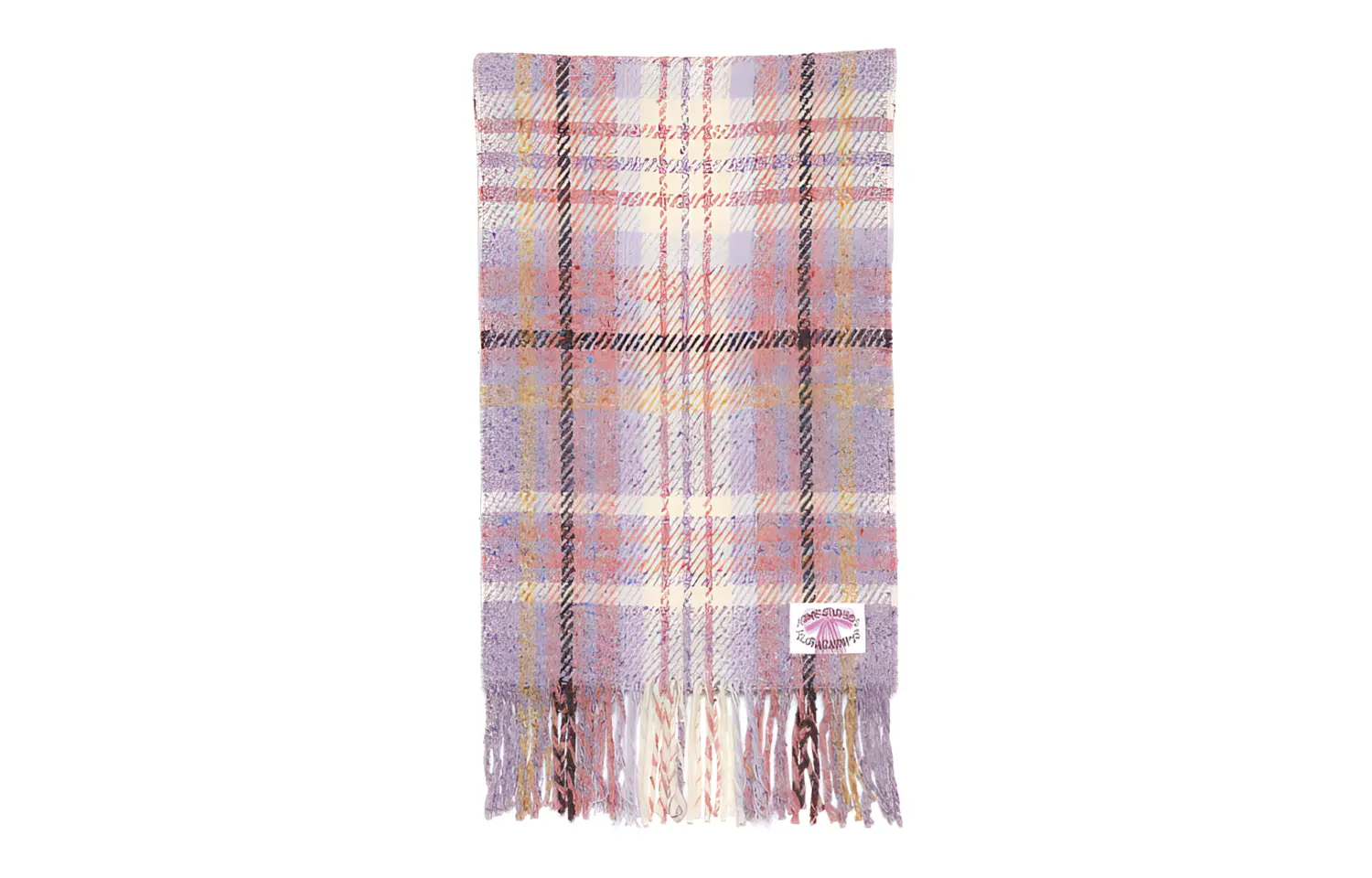 

Шарф с бахромой Checked Acne Studios