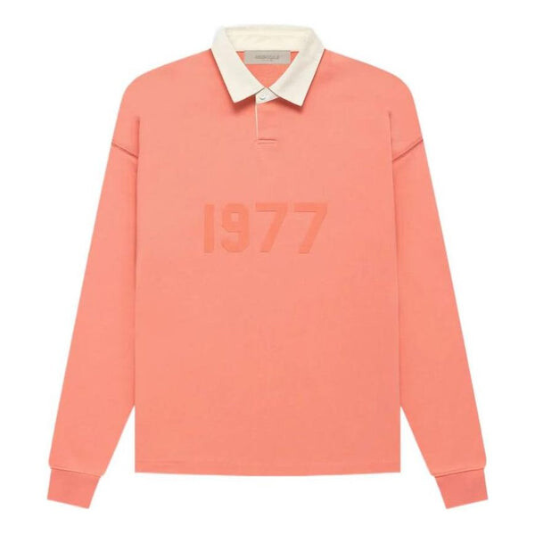 

Рубашка поло fw22 1977 henley rugby polo 'coral' Fear Of God Essentials, оранжевый