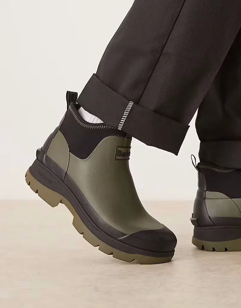Резиновые сапоги Barbour Ridge цвета "форменная зелень" - MGREEN — фото 3