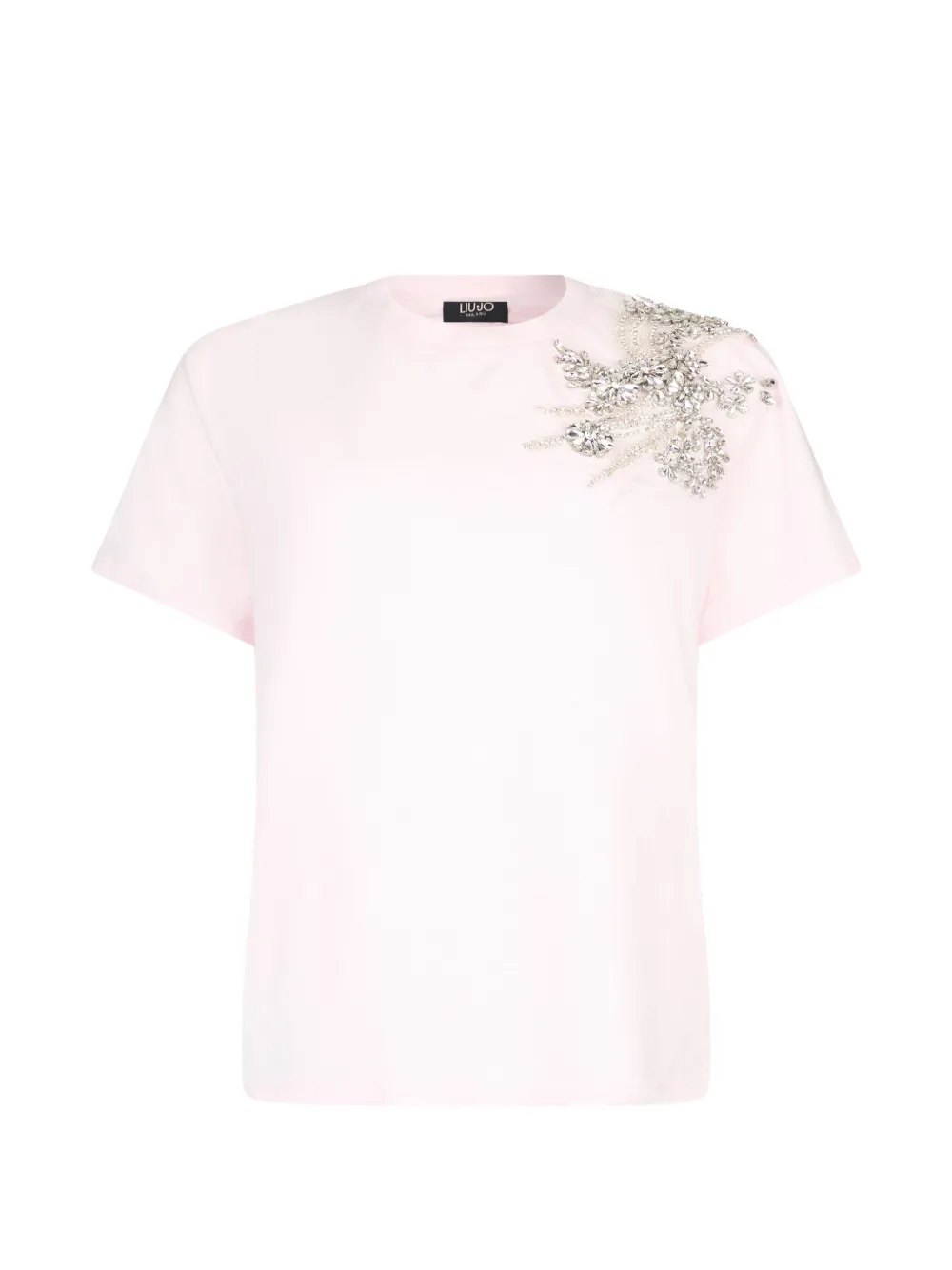 

Вышитая футболка Liu Jo, розовый