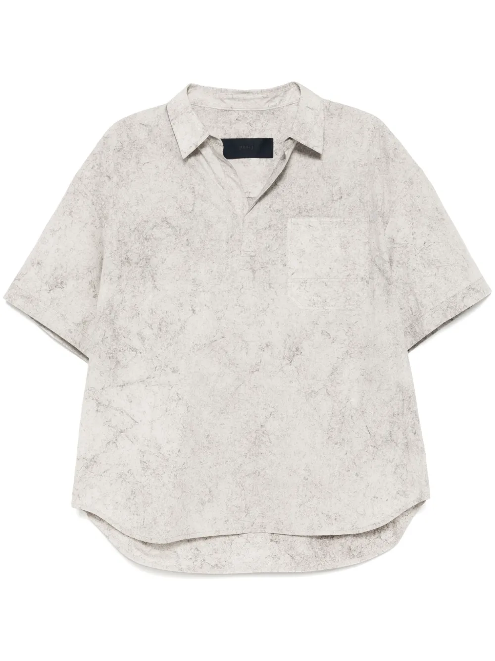 

Рубашка с графичным принтом Juun.J, серый