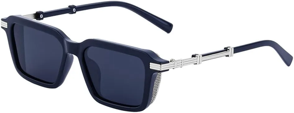 

Маленькие прямоугольные солнцезащитные очки в стиле панк для мужчин и женщин, винтажные солнцезащитные очки в стиле стимпанк, мужские очки-очки HCPIHF, 7