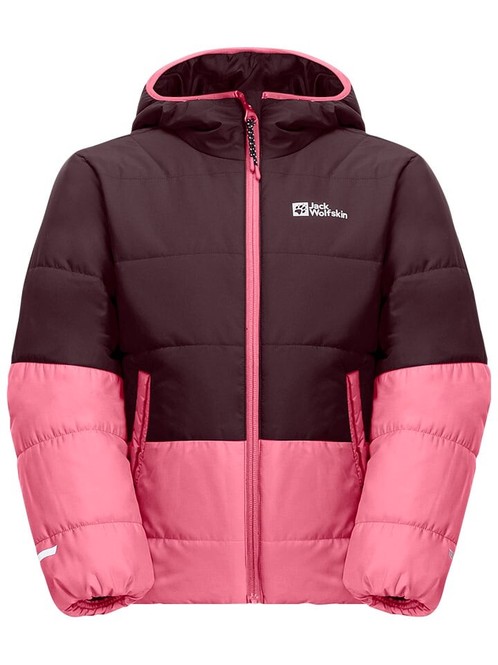 Стеганая куртка Jack Wolfskin Steppjacke Two Hills, цвет Rot/Pink — фото 4