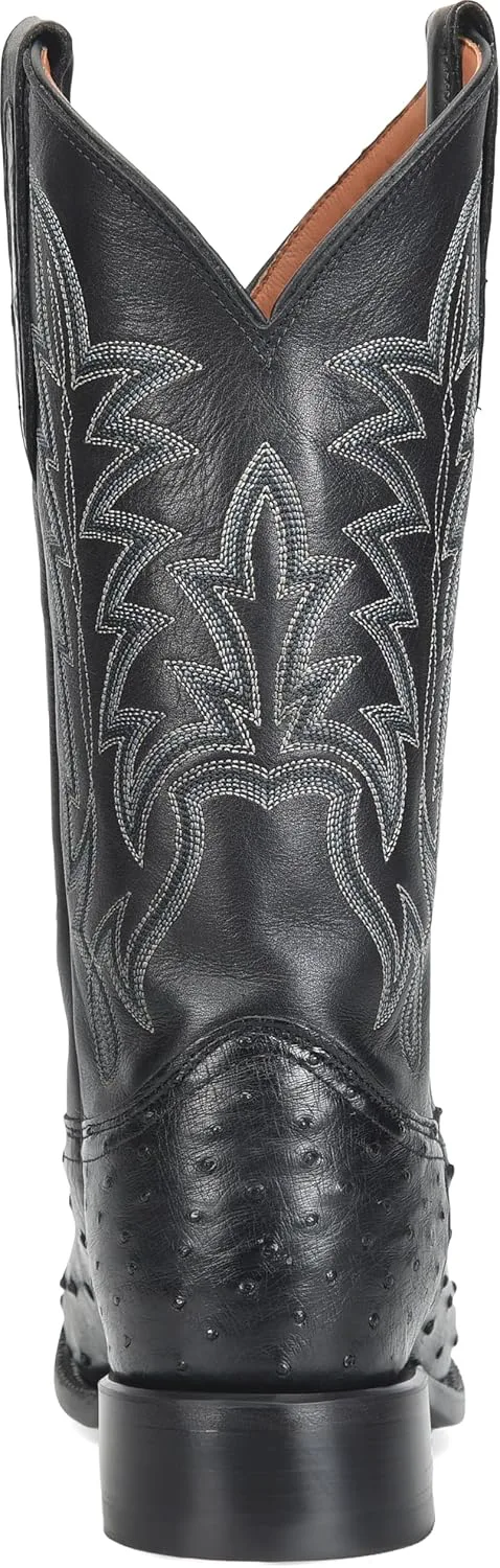 Мужские вестерн-сапоги Justin Rancher 12" Ostrich Cowboy - натуральная кожа, экзотический стиль, прочная конструкция, классический дизайн — фото 4