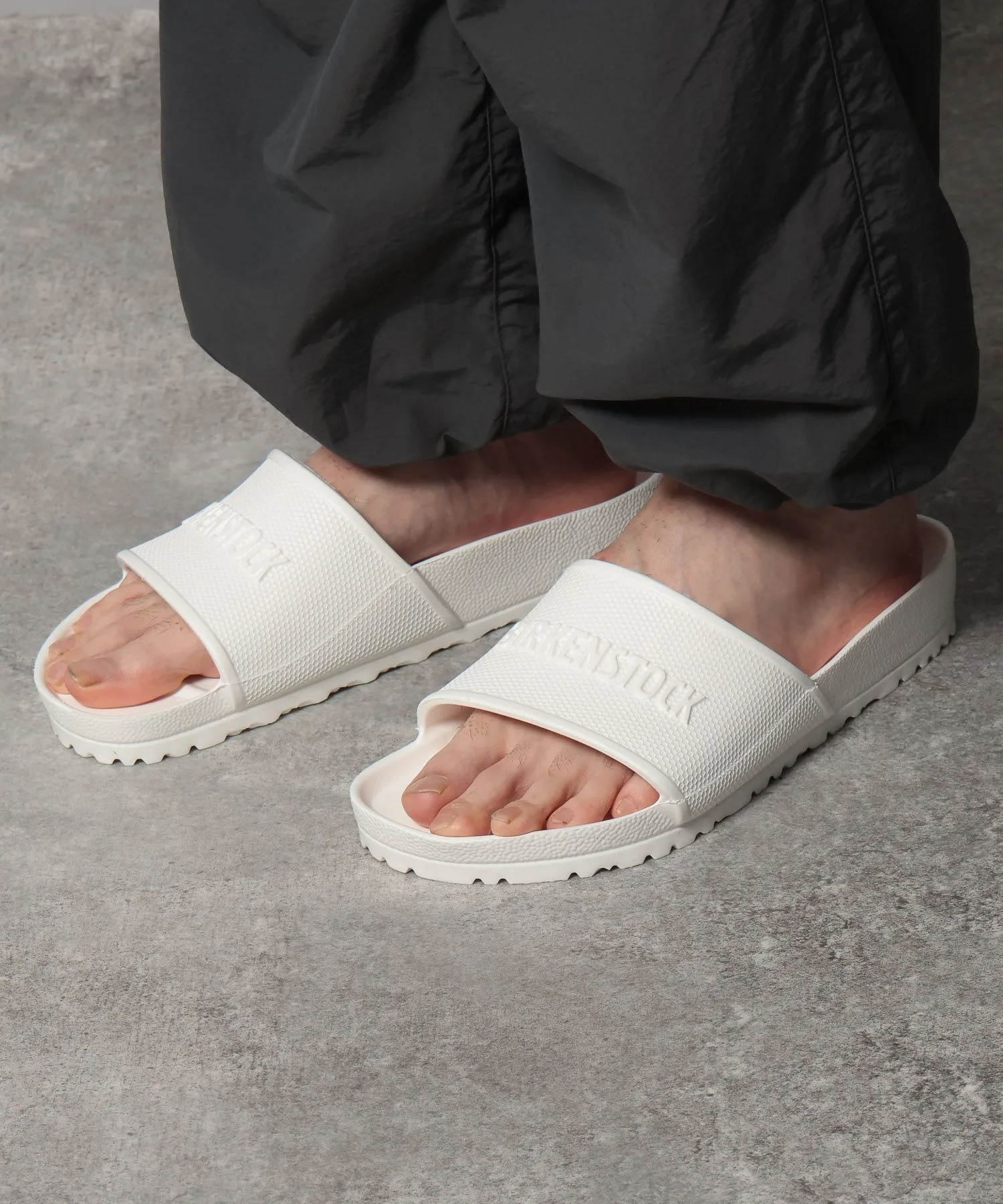 Мужские спортивные сланцы Barbados BIRKENSTOCK EVA белые