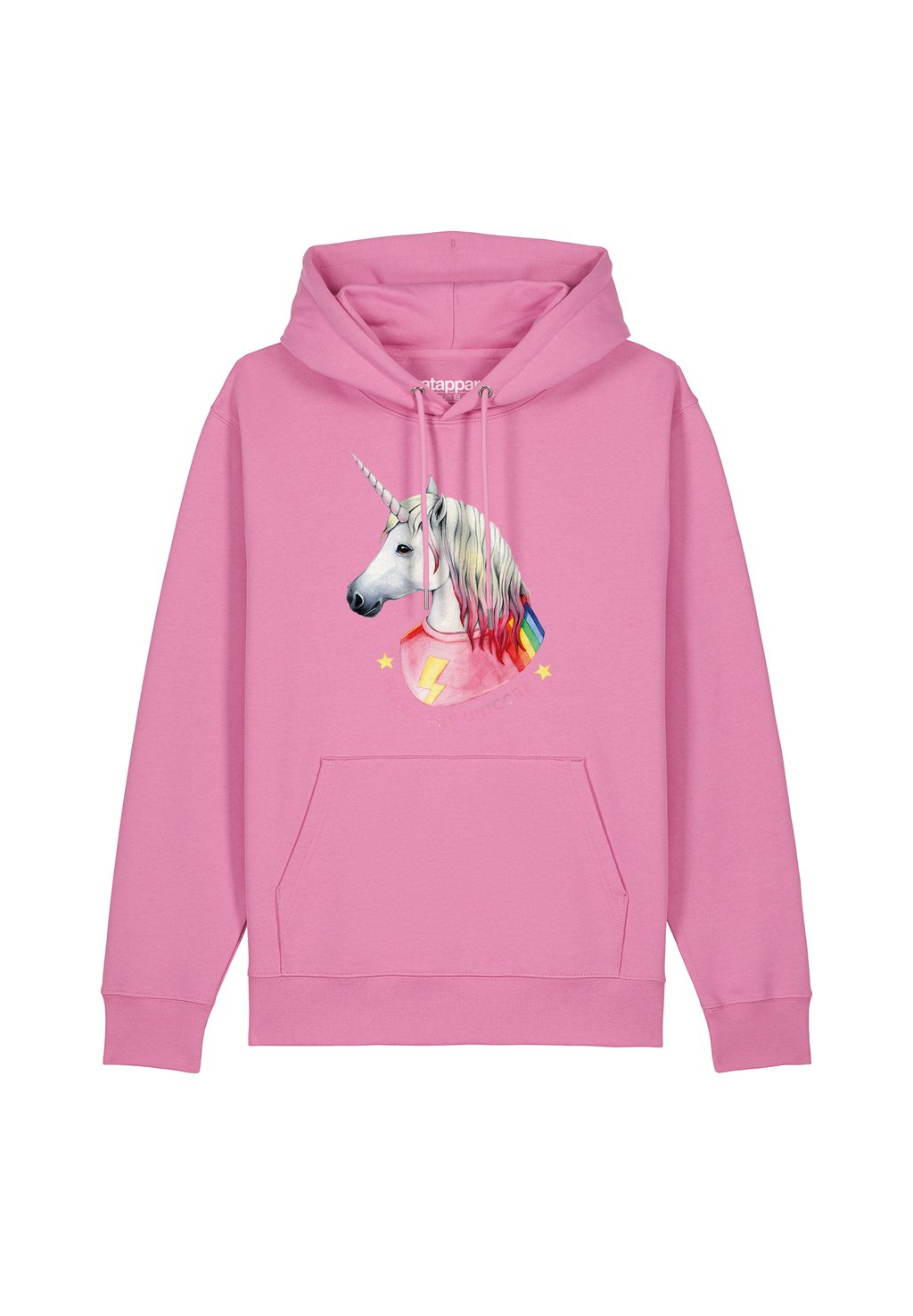 

Толстовка с капюшоном FLASH THE UNICORN watapparel, светло-розовый