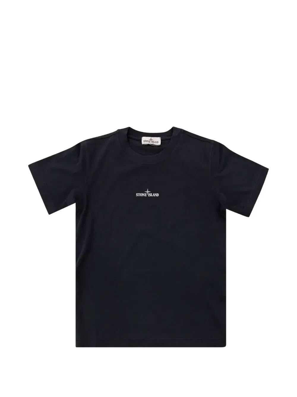 Футболка с принтом компаса Stone Island Junior, синий