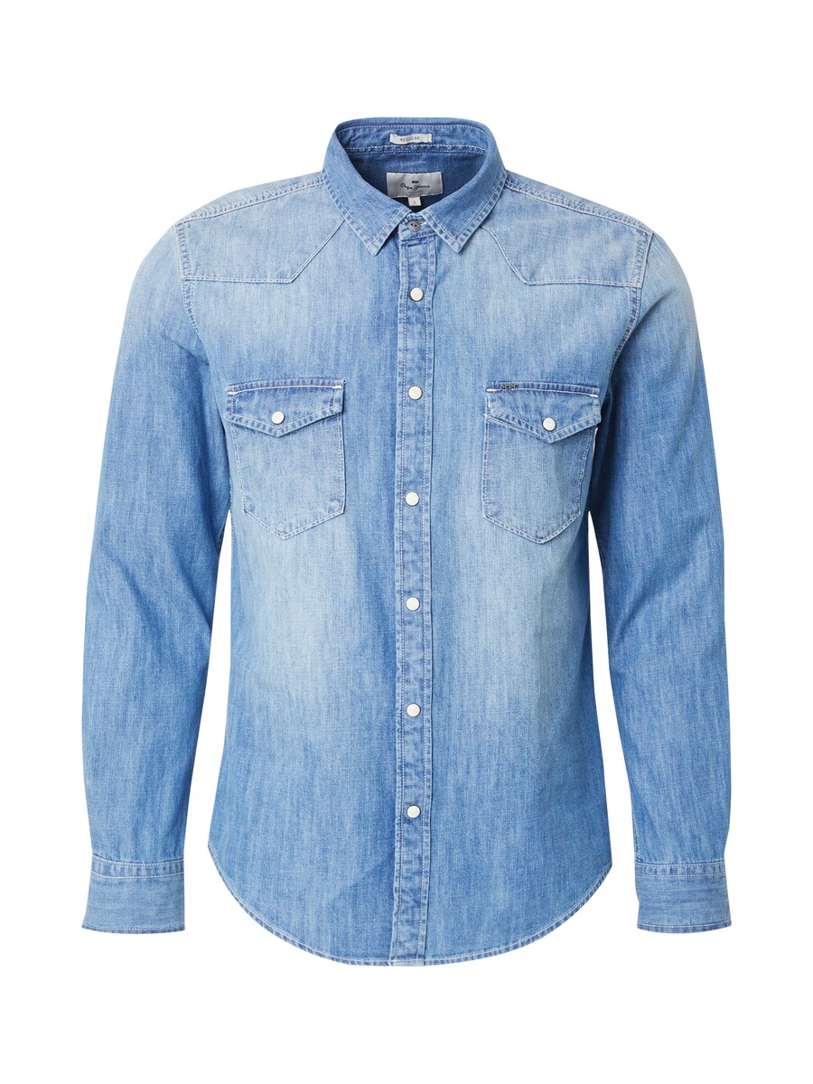 

Рубашка на пуговицах классического кроя Pepe Jeans HANCK, Blue Denim