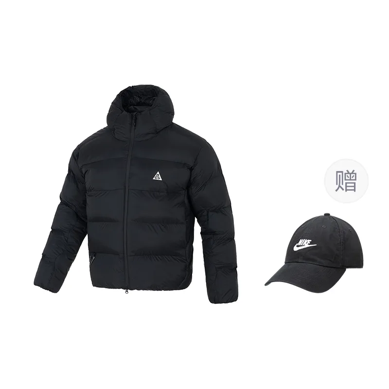 Пуховик Lunar Lake Nike, черный (with Nike Hat*1)