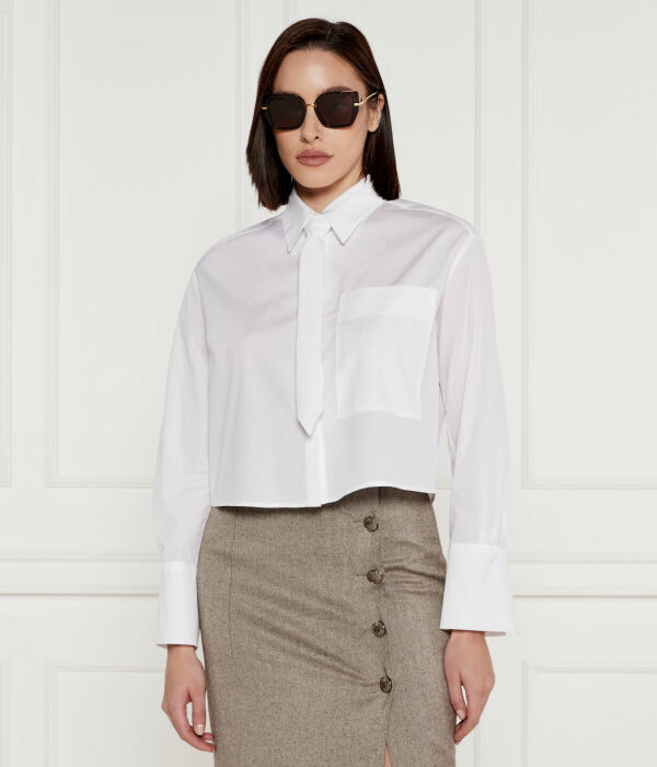 

Рубашка Cropped fit Marc Cain, белый
