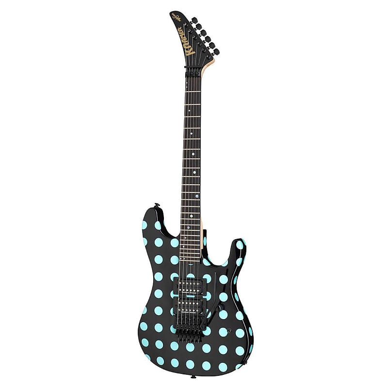 

Электрогитара Kramer Nightswan Electric Guitar - Ebony with Blue Dots